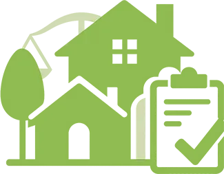 Symbol für Kompaktgutachten – fundierte Immobilienbewertung mit Dokument und Haus