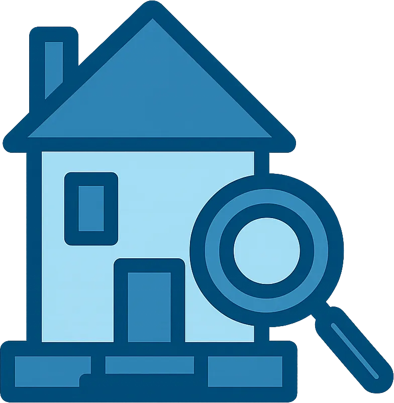 Dokument mit Paragraphenzeichen und Stempel – Symbol für zertifiziertes Verkehrswertgutachten