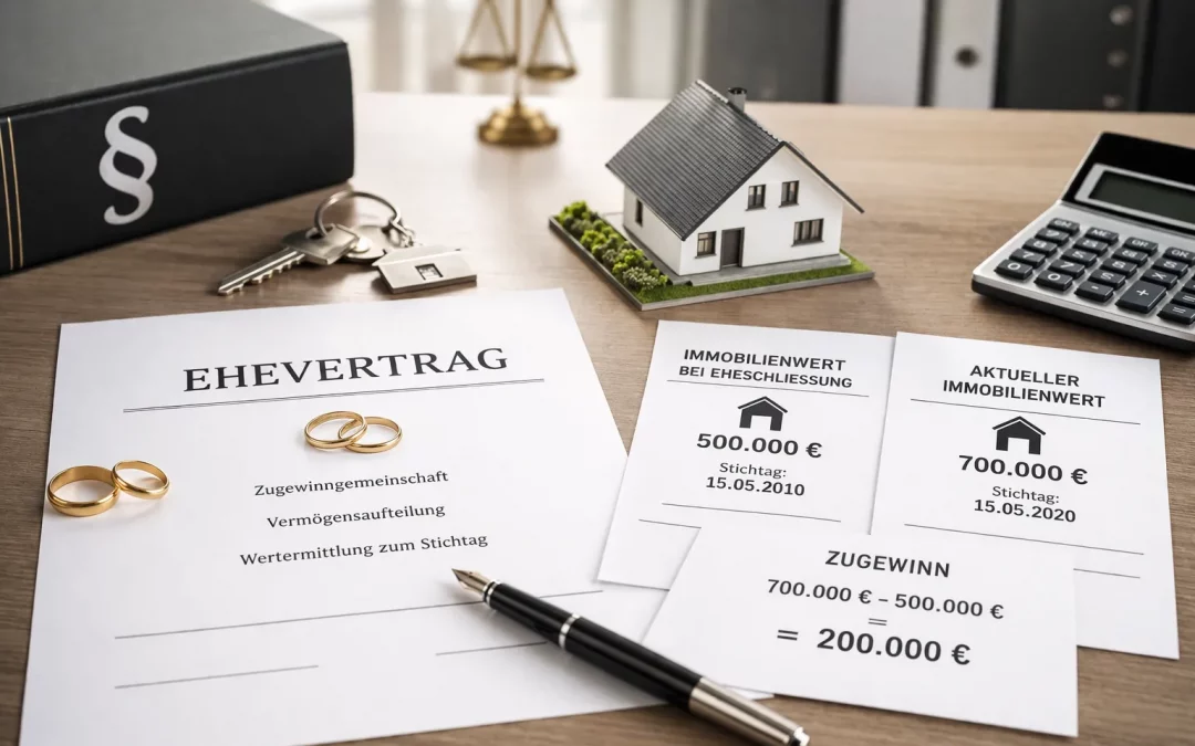 Immobilienwert bei Ehevertrag & Scheidung | Wert zum Stichtag
